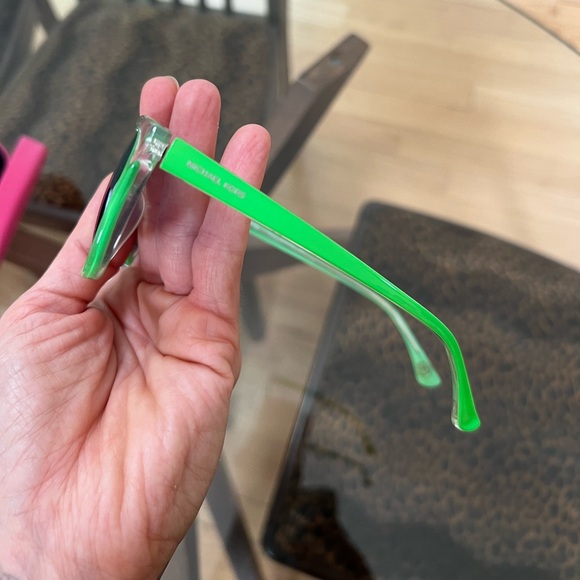Michael Kors Clear Green Blue Iridescent Sunglasses - Picture 4 of 10